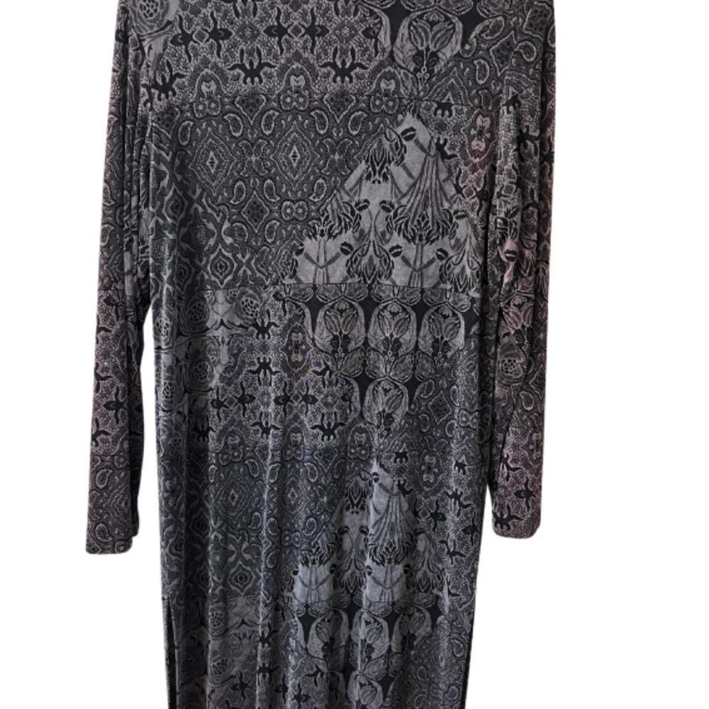 Laura Ashley Vintage Black with blended in colors Size M - Picture 2 of 10